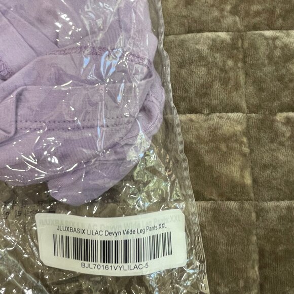 JLUXLABEL Lilac Devyne Wide-Leg Pants XXL NWT | Flowing High-Waist Dressy Look - Picture 6 of 7